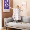 Poncho de baie pentru copii Homelevel, 4-7 ani, Gri, Bumbac, 54888.22.02