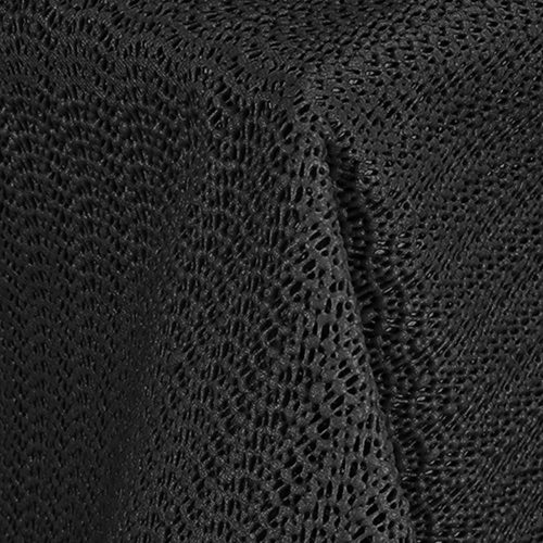 Fata de masa rotunda spumata de gradina Jemidi, 160 cm, Negru, PVC, 55285.01.04