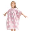 Poncho de baie pentru copii Homelevel, 4-7 ani, Roz, Bumbac, 54888.10.02