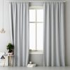 Set 2 Perdele Lola cu rejansa Jemidi, 140 x 250 cm, Gri, Poliester, 55308.25.02