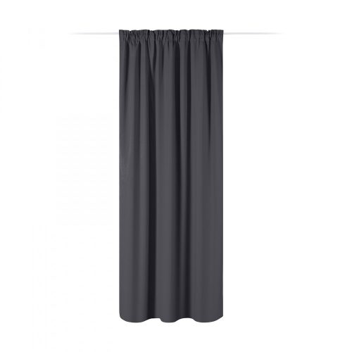 Perdea Lola cu rejansa Jemidi, 140 x 250 cm, Gri, Poliester, 55308.73