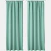 Set 2 Perdele Lola cu rejansa Jemidi, 140 x 250 cm, Verde, Poliester, 55308.79.02