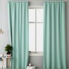 Set 2 Perdele Lola cu rejansa Jemidi, 140 x 250 cm, Verde, Poliester, 55308.79.02