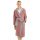 Halat de baie pentru copii Homelevel, 140, Roz / Gri, Bumbac organic, 54864.33.38