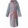 Halat de baie din tesatura Homelevel, 2XL, Gri / Roz, Bumbac organic, 54856.10.5