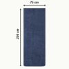 Prosop pentru sezlong Jemidi, 80 x 200 cm, Albastru, Bumbac organic, 54941.17