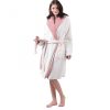 Halat de baie reversibil pentru femei Jemidi, M, Roz / Alb, Poliester, 55057.08.2