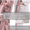 Halat de baie reversibil pentru femei Jemidi, S, Roz / Alb, Poliester, 55057.08.1