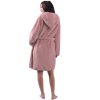 Halat de baie reversibil pentru femei Jemidi, L, Roz / Alb, Poliester, 55057.08.3
