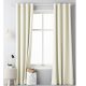 Draperie opaca cu inele Jemidi, 140 x 250 cm, Crem, Poliester, 55309.16