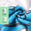Poncho de baie pentru copii Homelevel, 8-11 ani, Multicolor, Bumbac organic, 54931.32.01
