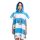 Poncho de baie pentru copii Homelevel, 8-11 ani, Multicolor, Bumbac organic, 54931.32.03