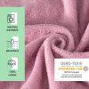 Poncho de baie unisex Homelevel, L-XL, Roz / Gri, Bumbac organic, 54881.10.20