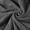 Poncho de baie pentru copii Homelevel, 6-9 ani, Gri, Bumbac organic, 54880.19.42