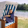 Poncho de baie pentru copii Homelevel, 10-13 ani, Gri, Bumbac organic, 54880.19.43
