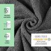 Poncho de baie pentru copii Homelevel, 10-13 ani, Gri, Bumbac organic, 54880.19.43