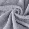 Poncho de baie pentru copii Homelevel, 6-9 ani, Gri / Roz, Bumbac organic, 54880.52.42