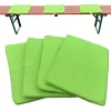 Set 4 Perne pentru banca Jemidi, 35 x 24 cm, Verde, Poliester / Bumbac, 55321.07.04