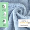 Poncho de baie pentru copii Homelevel, 10-13 ani, Albastru, Bumbac organic, 54976.43