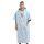 Poncho de baie cu broderie Homelevel, L-XL, Albastru, Bumbac organic, 54977.20