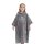 Poncho de baie pentru copii Homelevel, 6-9 ani, Gri, Bumbac organic, 54978.42