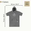 Poncho de baie pentru copii Homelevel, 6-9 ani, Gri, Bumbac organic, 54978.42