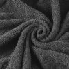 Poncho de baie pentru copii Homelevel, 10-13 ani, Gri, Bumbac organic, 54978.43