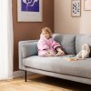 Poncho de baie pentru copii Homelevel, 3-5 ani, Roz, Bumbac organic, 54980.44