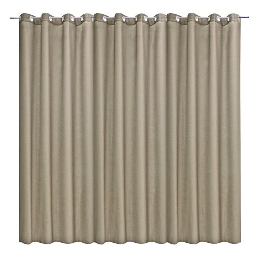 Perdea opaca Stella cu inele Jemidi, 300 x 245 cm, Maro, Poliester, 55288.24.01