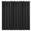 Draperie opaca Stella cu inele Jemidi, 300 x 245 cm, Negru, Poliester, 55288.01.01