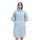 Poncho de baie pentru copii Homelevel, 10-13 ani, Albastru, Bumbac organic, 54880.23.43