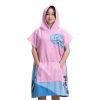 Poncho de baie pentru copii Homelevel, 8-13 ani, Multicolor, Bumbac organic, 54934.33