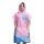 Poncho de baie pentru copii Homelevel, 8-13 ani, Multicolor, Bumbac organic, 54934.33