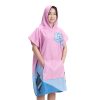 Poncho de baie pentru copii Homelevel, 8-13 ani, Multicolor, Bumbac organic, 54934.33