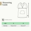 Poncho de baie pentru copii Homelevel, 8-13 ani, Albastru, Bumbac organic, 54934.04