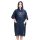 Poncho de baie pentru copii Homelevel, 9-10 ani, Albastru, Bumbac organic, 54983.43