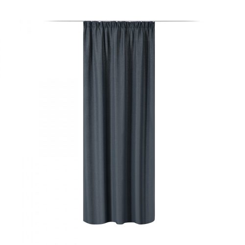 Perdea Elfie Opac cu rejansa Jemidi, 140 x 245 cm, Gri, Poliester, 55333.19