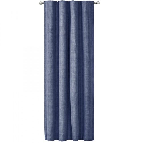 Perdea Elfie Opac cu rejansa Jemidi, 140 x 245 cm, Albastru, Poliester, 55333.04