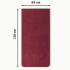 Husa pentru scaun Jemidi, 60 x 130 cm, Rosu, Bumbac organic, 54895.13