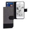 Husa Apple iPhone 5 / iPhone 5s / iPhone SE, Textil, Gri, 35222.22