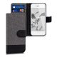 Husa Apple iPhone 5 / iPhone 5s / iPhone SE, Textil, Gri, 35222.22