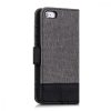 Husa Apple iPhone 5 / iPhone 5s / iPhone SE, Textil, Gri, 35222.22