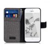 Husa Apple iPhone 5 / iPhone 5s / iPhone SE, Textil, Gri, 35222.22