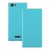 Husa Wiko Ridge Fab, Piele ecologica, Albastru, 32189.23