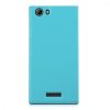 Husa Wiko Ridge Fab, Piele ecologica, Albastru, 32189.23
