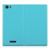 Husa Wiko Ridge Fab, Piele ecologica, Albastru, 32189.23