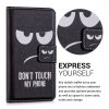 Husa Wiko Birdy, Piele ecologica, Negru, 35604.01