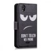 Husa Wiko Birdy, Piele ecologica, Negru, 35604.01