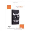 Husa Wiko Birdy, Piele ecologica, Negru, 35604.01
