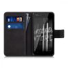 Husa Wiko Birdy, Piele ecologica, Negru, 35604.01